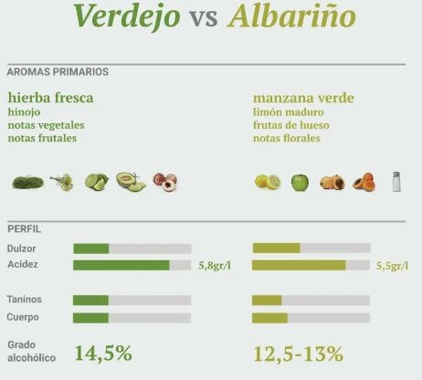 Sumillería para Dummies 9: ¿Verdejo o Albariño?
